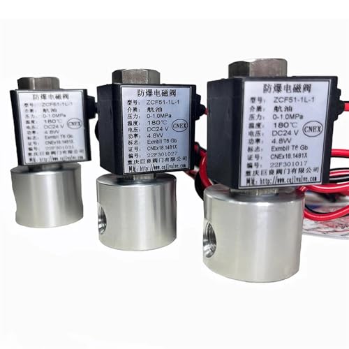 Électrovanne 24V étanche pour réguler le carburant à réaction 80°C - 3