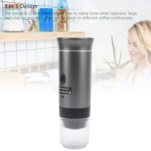 Cafetera portátil automática con batería 120 mL miniatura 7