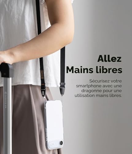 Sangle iPhone 17 Ringke avec boucle One-Touch et attaches robustes - 3