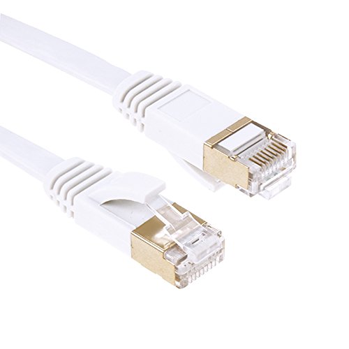 Lluming 1���[�g���S�[���h���b�L�w�b�hCAT7����10Gbps�̒����^�t���b�g�C�[�T�l�b�g�l�b�g���[�NLAN�P�[�u�� Lluming (�F : Color6)