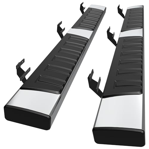 Estribos laterales de acero inoxidable para Camioneta miniatura 1