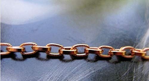 Copper Chains Solid Necklace Cn718Gap - 1/8 Of An Inch Wide - 22 Inches Long. #TOP1