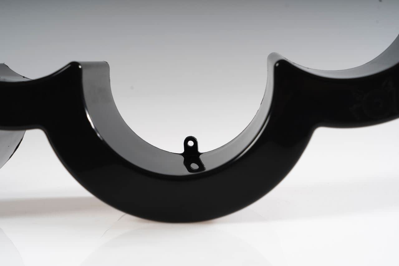 Toilet Paper Holder Wall Mount Bathroom Fixture WC Paper Solo Storege Designer Plastic (Black)