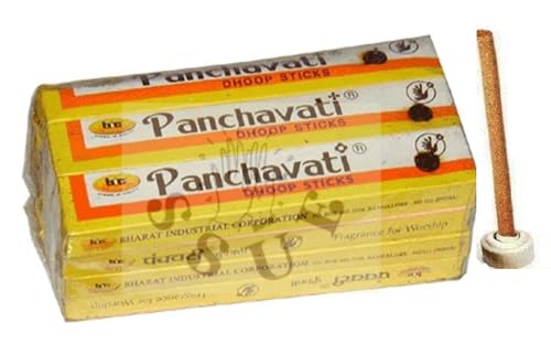 Image of SSR Panchavati Dhoop / Inscense Sticks 12 Boxes-1 Meditation and Enlightenment-Worship Temple