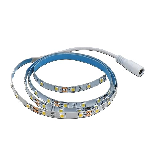 Electronic Spices 3CHIP HIGH GLOW 50-50 LED STRIP 1m WARM WHITE WITH DC PIN CONNECTOR FOR DIY LIGHTING Electronic Spices 3CHIP HIGH GLOW 50-50 LED STRIP 1m WARM WHITE WITH DC PIN CONNECTOR FOR DIY LIGHTING