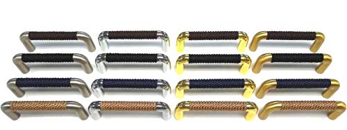 Nautiluxe Nautical Rope Drawer Pull (Chrome/Natural)