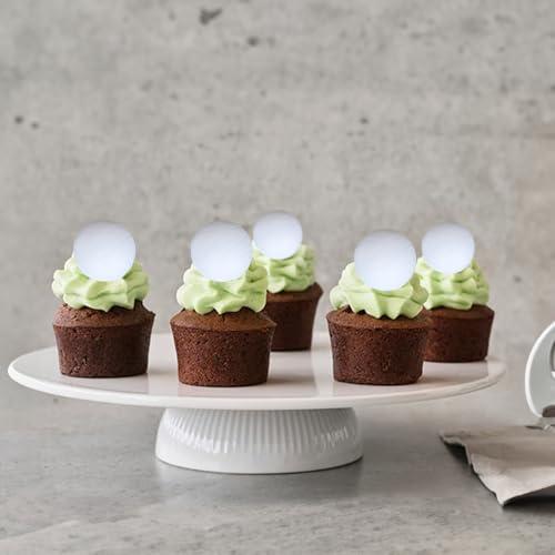Decoración de cupcakes de voleibol de espuma, solución rápida para adornar tartas de cumpleaños 4