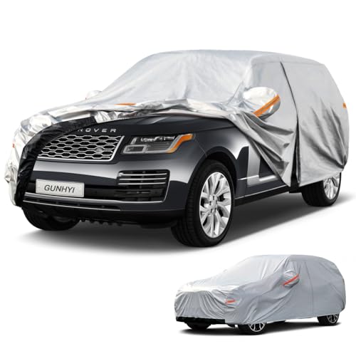 GUNHYI 6 Layers SUV Car Cover Custom Fit Land Rover Range Rover (2001-2026) Waterproof All Weather, Heavy Duty Outdoor Snow Sun Rain Uv Protection (Ships from US Warehouse, Delivery 3-8 Days)