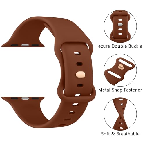 Pulseiras esportivas compatíveis com Apple Watch SE2 SE séries 10, 9, 8, 7, 6, 5, 4, 3, 3, feminino,