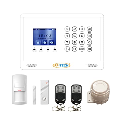 ANTIFURTO ALLARME CASA WI-FI COMBINATORE GSM SENZA FILI WIRELESS ALEXA GOOGLE (KIT SMART - FP-WT2BX-S)