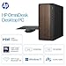 HP OmniDesk Desktop PC, Intel Core Ultra 5 225, 16 GB RAM, 512 GB SSD, Intel Graphics, Windows 11 Home, Microsoft Copilot, Dark Wood, M03-0010 (2025)