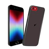 KPNS スマホケース iPhone SE 2 / SE 3 ケース 米軍MIL規格 肌触りも良い 半透明 耐衝撃 超軽薄 指紋防止 黄変防止 アイフォンSE 2 / SE 3 保護 カバー（ブラック）