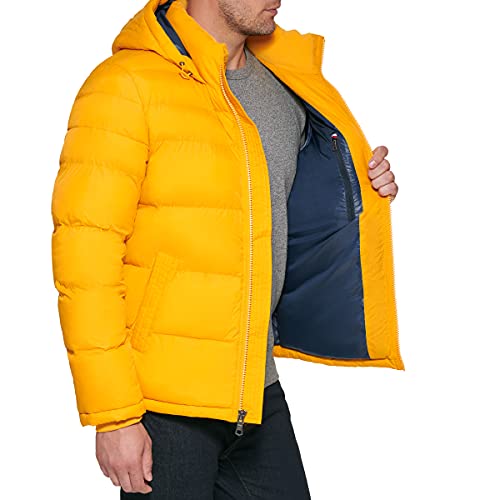 Image of Tommy Hilfiger Men's Down Alternative Hooded Puffer Jacket (Standard and Big & Tall)