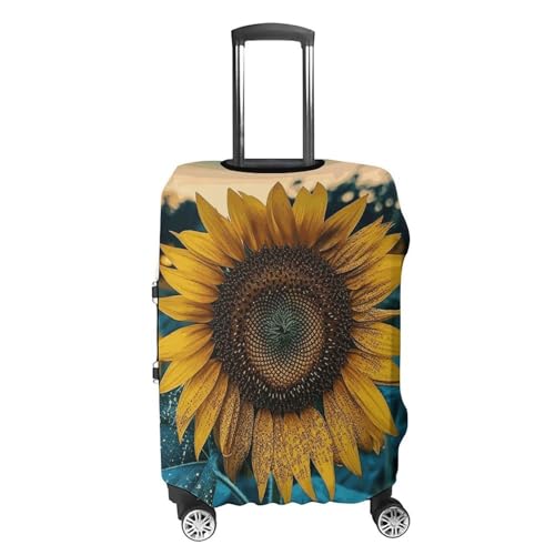 The Most Beautiful Sunflower Printed Luggage Cover Protector, Fits 18-32 Inch Luggage4