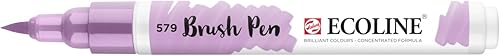 ECO LINE Ecoline Brush Pen - Violeta pastel 579 - Punta flexible para efectos de acuarela - Ideal para letras y bocetos a mano