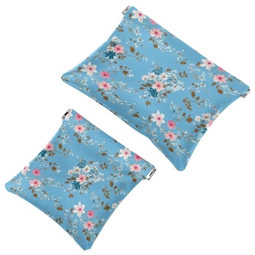 Rimani organizzato: 2 sacchetti colorati con fiori - 718 Shrapnel - La tua borsa per il trucco Multicolore