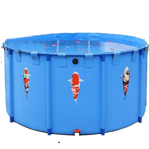 Bassin à poissons rond portable pour aménagement de jardin et élevage