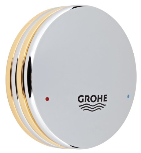 Preisvergleich Produktbild GROHE Abdeckkappe (für Europlus von 1988 bis 1991), chrom / gold, 46130IG0