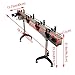 HayWHNKN Industrial Belt Conveyor System 73.6 * 3.9inch Assembly Line Conveyor Belt Height Adjustable 110v 120W