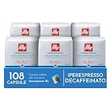illy, Caffè in Capsule Iperespresso DECAFFEINATO, 100% Arabica con Note di Caramello, Cioc...