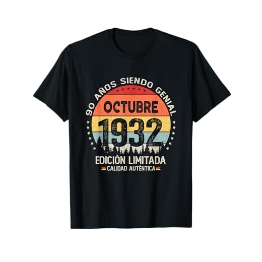 90 años Cumpleaños Las Leyendas nacen en Octubre de 1932 Camiseta