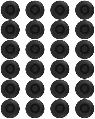 NUOBESTY 24 adet kauçuk tıpa, 10 mm, araç kapıları için, esnek kauçuk, araç içi toz koruması ve nem bariyeri için kaporta tapası - Görsel 1