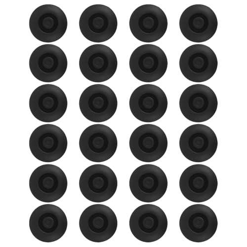 NUOBESTY 24 adet kauçuk tıpa, 10 mm, araç kapıları için, esnek kauçuk, araç içi toz koruması ve nem bariyeri için kaporta tapası