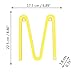 Light Up LED Neon Letters Sign Wall Decorative Neon Lights Warm White Alphabet Marquee Letter Lights For Birthday Wedding Party Decor - M
