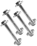 4 Pcs Front Shaft Rear Lower Control Arm Alignment Cam Bolts Compatible with Nissan Xterra 2005-2015 Pathfinder 2005-2012 Frontier 2005-2021 Armada 2012-2015 Replace 54580-7S000 545807S000