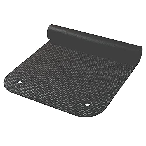 Friedola® Gymnastikmatte 'Uni' mit Ösen 180 x 65 cm (SCHWARZ)