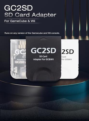 image for BITFUNX GC2SD Micro SD Card Adapter, Memory Card Adapter Swiss, Plug &