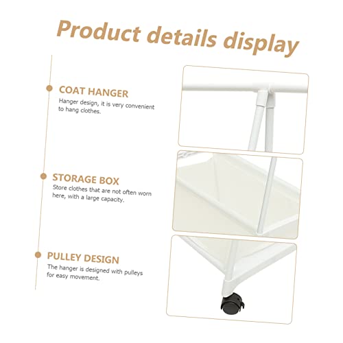 Râtelier à vêtements étagère à linge support multifonction chambre salon accessoires