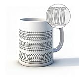 QIXCOZTI Hidden Message Coffee Mug Funny Gift for Work Bestie Coworkers Friends Family Unique Office Mug (Big White 12oz)