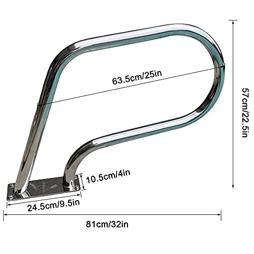 Barandal para piscina de acero inoxidable 304 miniatura 2
