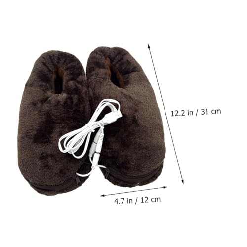 Chauffe-pieds électrique USB réutilisable en textile doux et chaud