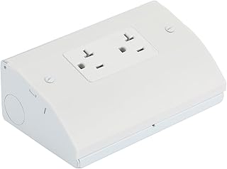 Compact Under Cabinet Distribution Box with Ground Fault Protection,Durable Stainless Steel for Kitchens, Workstations, and Commercial Spaces, Offering Safe and Efficient Power Solutions
