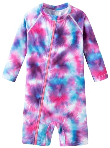 Image of UMELOK Baby Girl Swimsuit Infant Rash Guard Swimwear Bathing Suit
