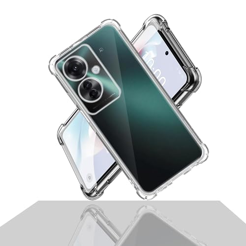 Manshijie For OPPO Reno 11A/11F 5G �P�[�X �N���A �ϏՌ� OPPO Reno 11a �J�o�[ �ϏՌ� �I�b�| Reno 11A �ی�P�[�X �\�t�g �V���R�� �o���p�[ �y�� �����V�F�� ���菝�h�~ ���ϖh�~ ���^ �����h