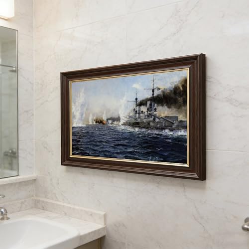 Claus Bergen Bataille du Jutland tableau art sur toile tendue - 5