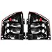 EPIC LIGHTING OE Style Replacement Rear Brake Tail Lights Assembly Compatible with Jeep 2007-2010 Compass Left Driver & Right Passenger Sides Pair