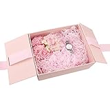 【Breite Anwendung】 Die stilvolle Schachtel hebt Ihr Geschenk bei Geburtstagen, Hochzeiten, Jubiläen oder anderen Geschenken hervor. Perfekt für bestimmte Schmuckstücke wie Ohrringe, Armbänder, Halsketten usw. Ideal für Kunsthandwerk, Partyartikel.