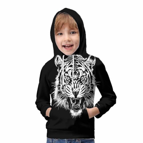Sweat à capuche tigre imprimé 3D : fini les motifs qui s'effacent - 5