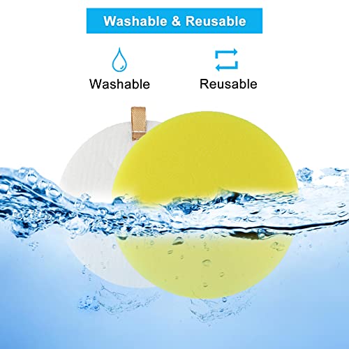 1650 16871 Vacuum Filter fit for Bissell Pet Hair Eraser Febreze Upright Vacuum Replacement Model 1650 Series 1650A 1650W 16501 16502 1650C 1650P 1650R 1650A Part 16871 1608861 1608860 LUXRILIX