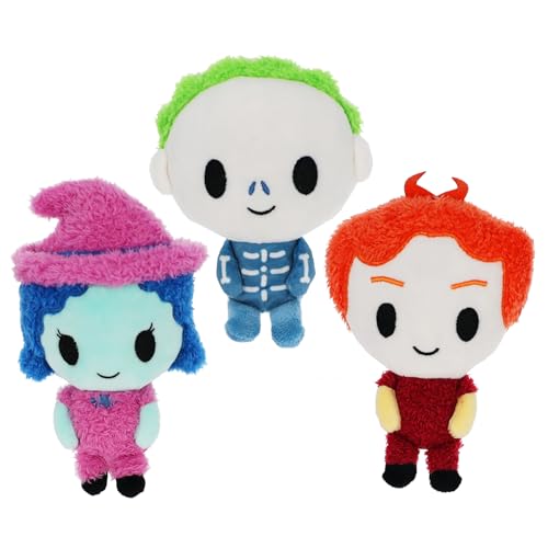 Kids Preferred Disney Baby Nightmare Before Christmas 3 Pack - Lock, Shock, & Barrel Stuffed Animal Plush Toy Set - Great for Babies and Toddlers