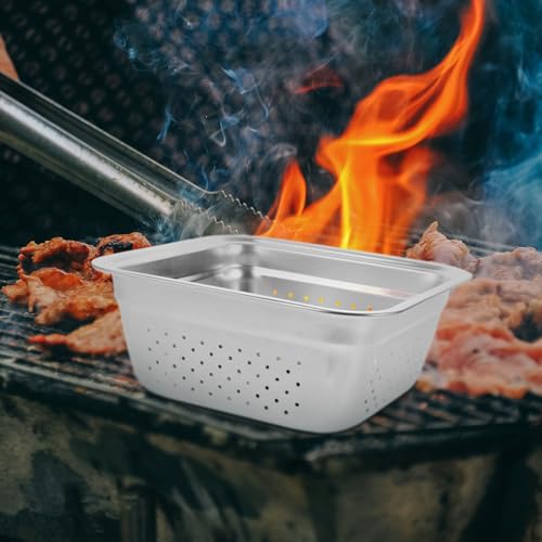 Panier à griller en acier inoxydable Veemoon robuste pour une cuisson extérieure parfaite - 6