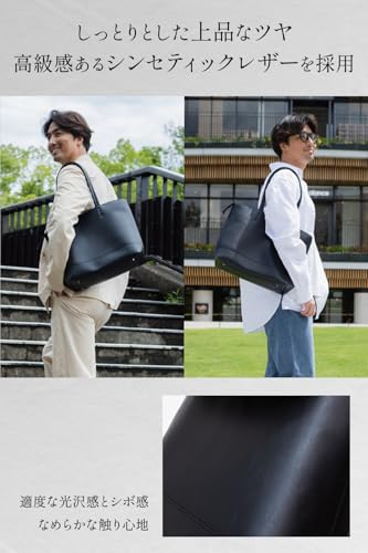 GRAV トートバッグ メンズ ブラック