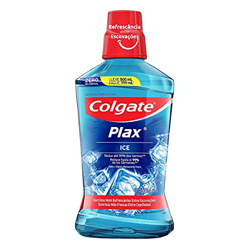 Colgate Enxaguante Bucal Plax Ice 500Ml Promo Leve 500Ml Pague 350Ml