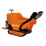 ANOVA | Motocarriola cingolata da cantiere 9 HP | 270 cm³ | Portata 500 kg | Cambio idrostatico | Con pala caricatrice | Cassone 1065 x 715 x 660 mm