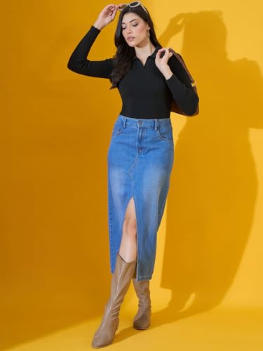 Image of 98 Degree North Women Spread Collar Sweater-G1577-BLACK