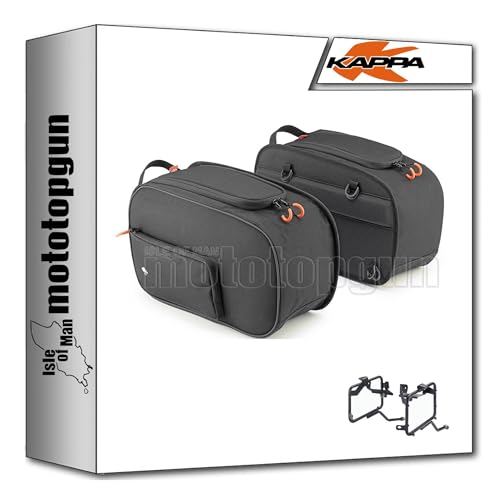 kappa st105 + tk129 borse laterali st105 + telaietto compatibile con yamaha mt 03 660 2006 2007 2008 2009 2010 2011 2012 2013 2014 mototopgun